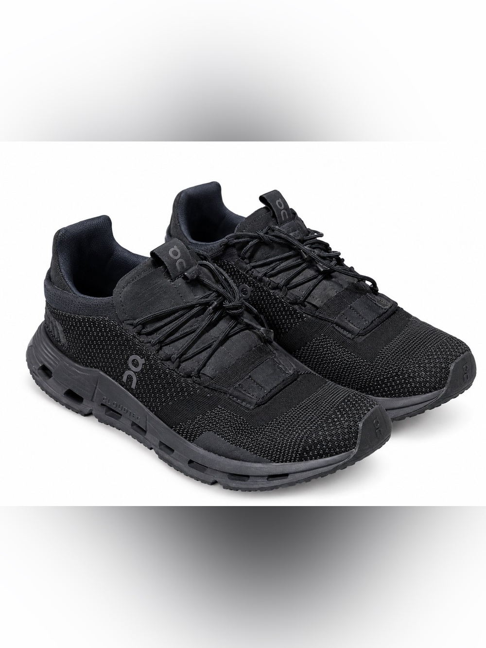 On Running Running Woman’s' Cloudnova Waterproof Sneakers in Black